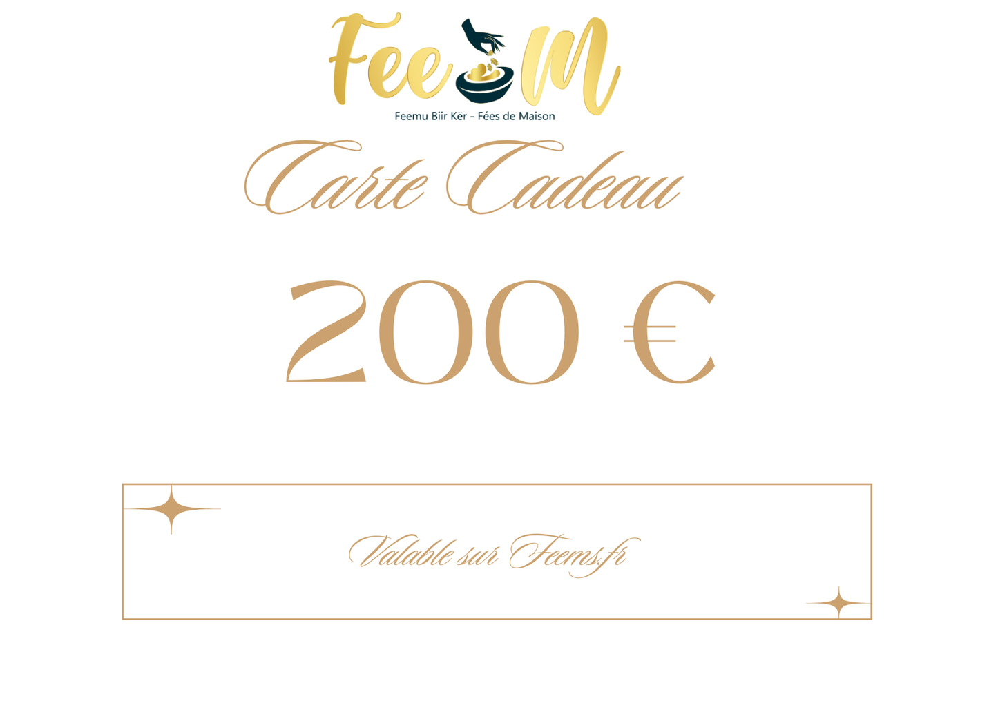 Carte cadeau Feems SN