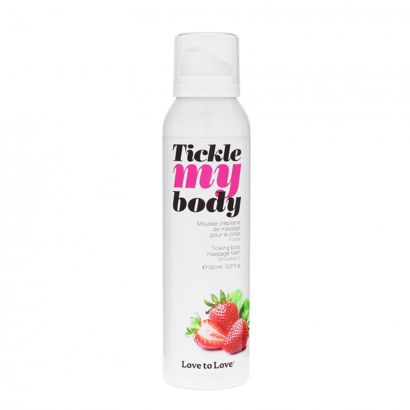 Mousse de Massage Crépitante Tickle My Body Fraise