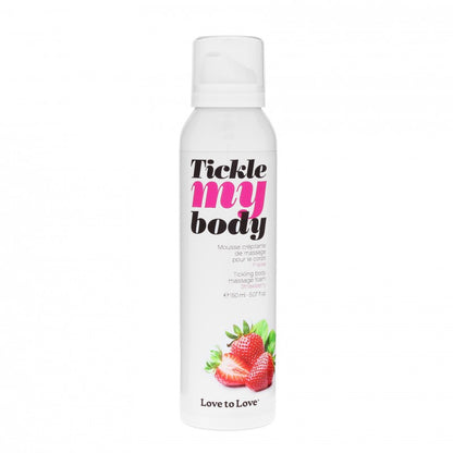 Mousse de Massage Crépitante Tickle My Body Fraise